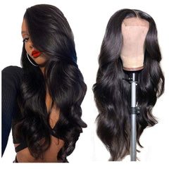 180% Density Full 4x4 Closure Wig Transparent Lace Front Body Wave Hum - Horizon Bliss