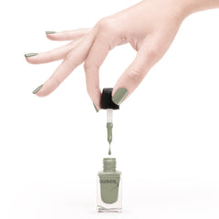 Premium Nail Lacquer, DUSTY GREEN - 180, MINT GREEN CRÈME NAIL POLISH - Horizon Bliss