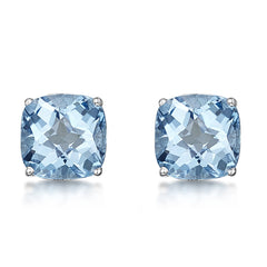 Dazzlers Birthstone Stud Earrings Sterling Silver - Horizon Bliss