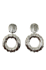 Metal Ring  Dangle Earring - Horizon Bliss