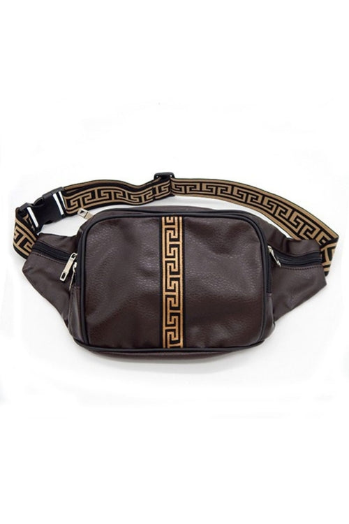 FANNY PACK  GREEK KEY ACCENT