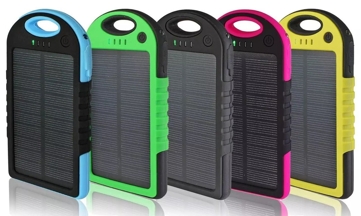 5,000 mAh Water-Resistant Solar Smartphone Charger (2-Pack) - Horizon Bliss