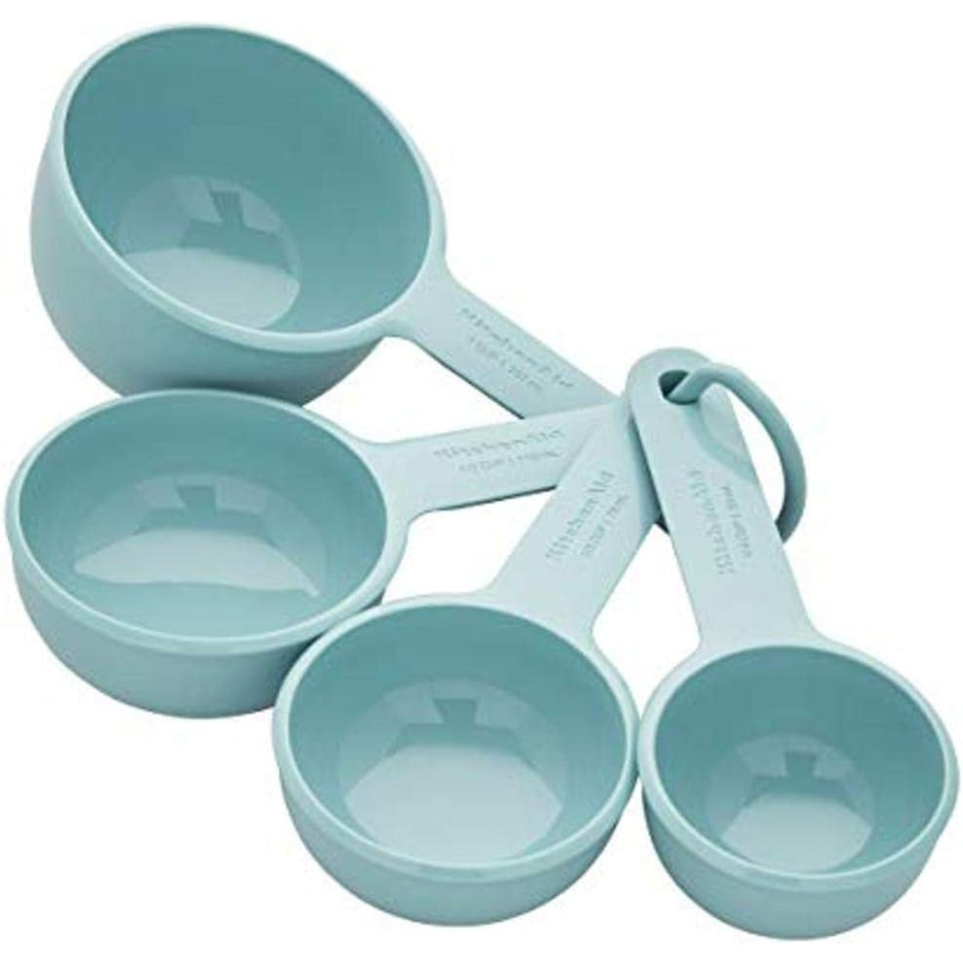 Measuring Cups, Set Of 4, Aqua Sky - Horizon Bliss