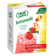 Strawberry Lemonade Water Enhancer Drink Mix (30 Count), Low Calorie Drink Mix Packets for Water, Powdered Drink Mixes & Flavorings, Individual Drink Packets, Water Flavor Packets with Stevia - Horizon Bliss