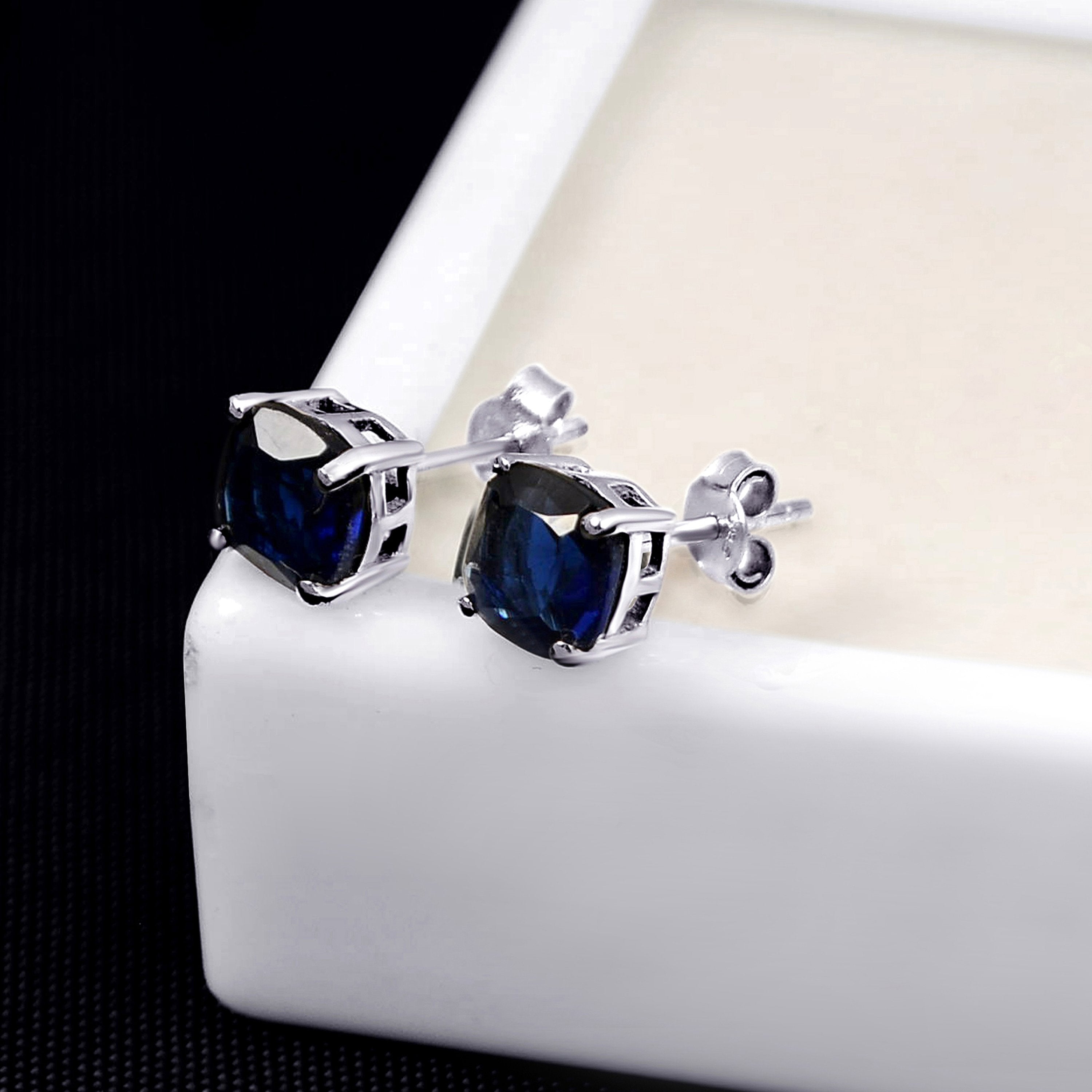 Dazzlers Birthstone Stud Earrings Sterling Silver - Horizon Bliss