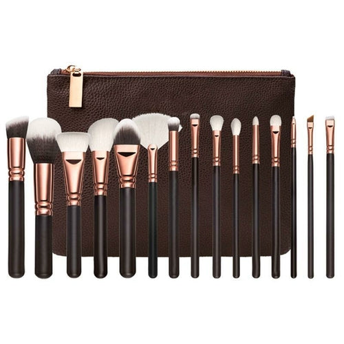 15 Makeup Brush Tool Set With Bag