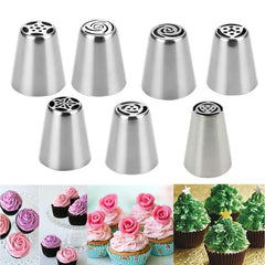 2018 7pcs Russian Tulip Flower Icing Piping