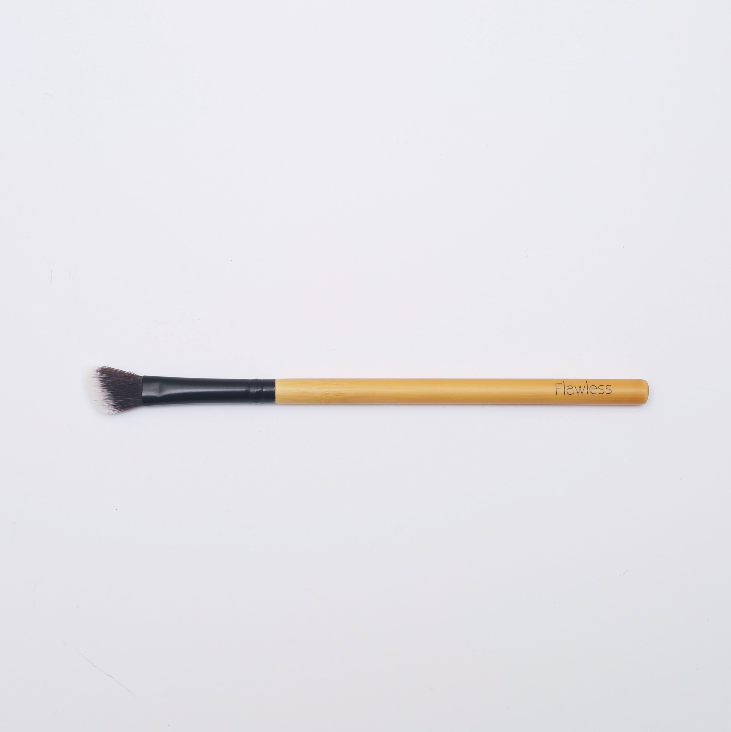 Angled Blending Bamboo Makeup Brush - Vegan, and Eco friendly