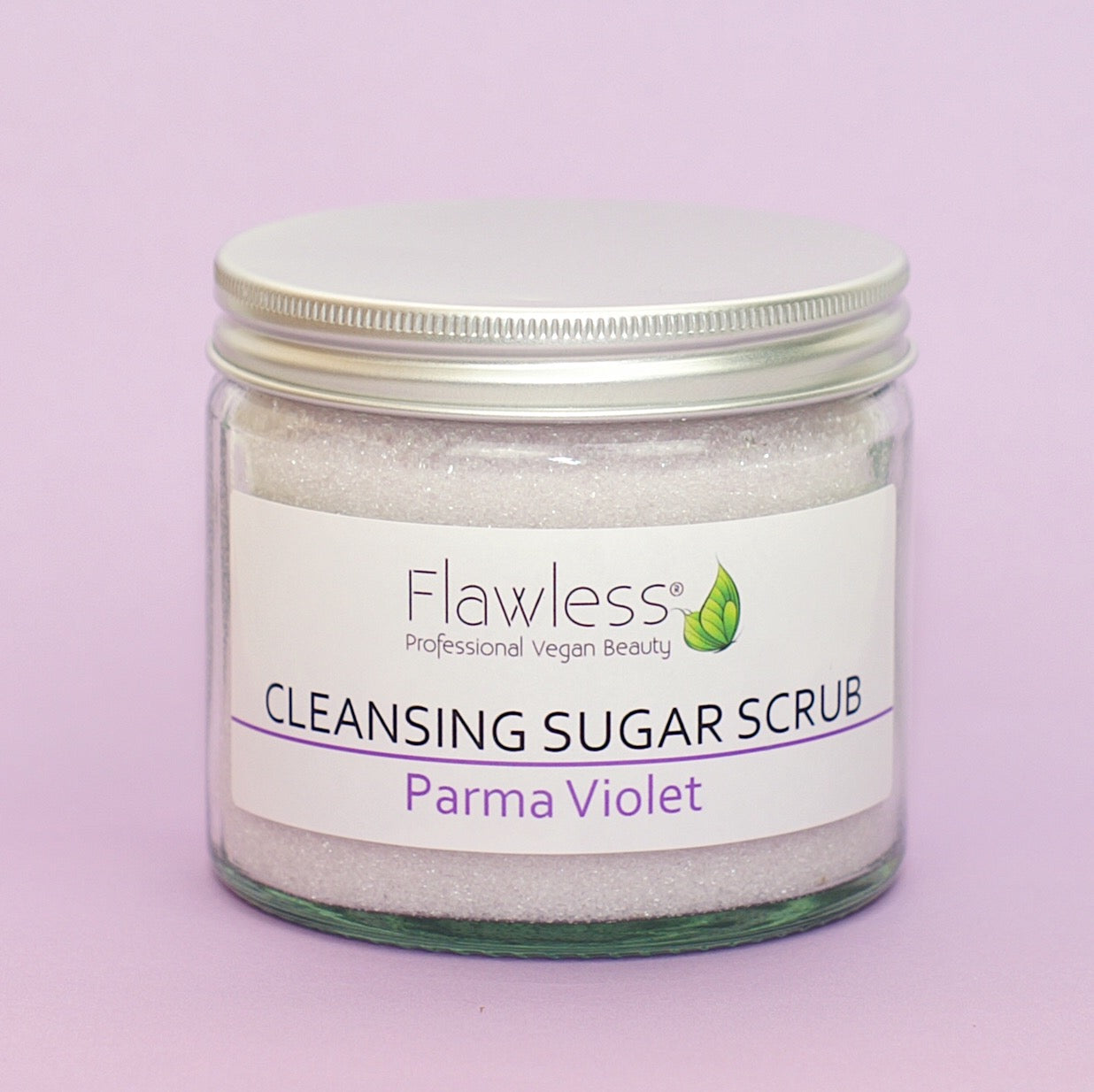 Cleansing Sugar Scrub - Parma Violet 250ml - Horizon Bliss