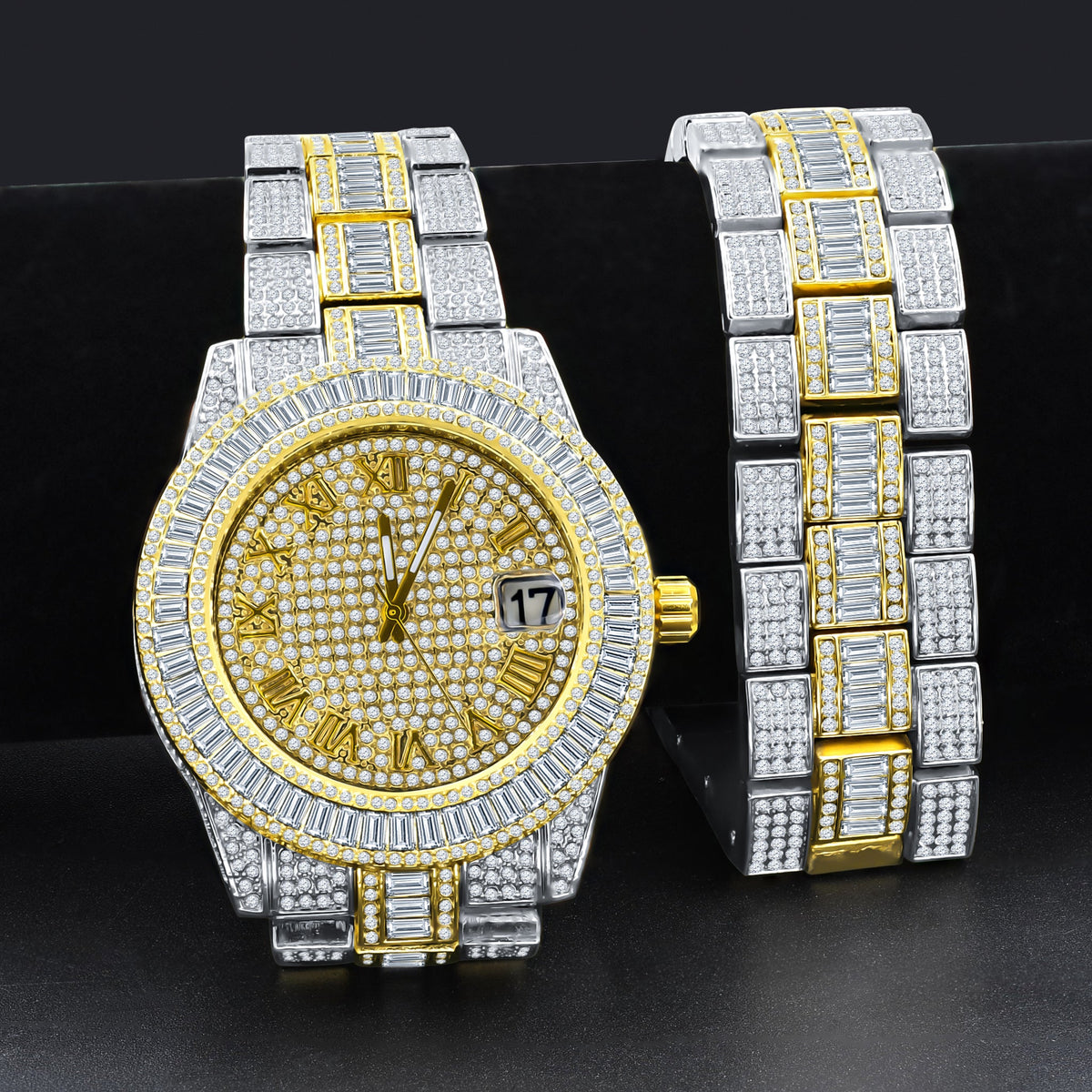 OYSTER CRYSTAL STONES WATCH SET | 5307542 - Horizon Bliss