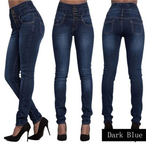 Hot High Quality Wholesale Woman Denim Pencil Pants Top Brand Stretch - Horizon Bliss