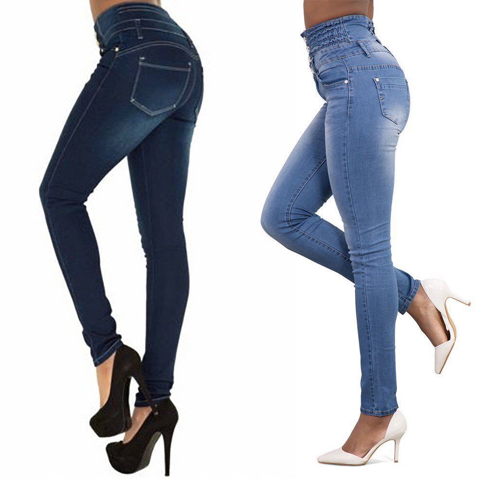 Hot High Quality Wholesale Woman Denim Pencil Pants Top Brand Stretch - Horizon Bliss