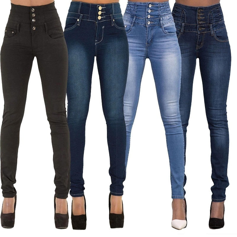 Hot High Quality Wholesale Woman Denim Pencil Pants Top Brand Stretch - Horizon Bliss