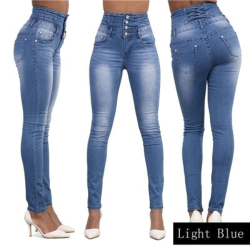 Hot High Quality Wholesale Woman Denim Pencil Pants Top Brand Stretch - Horizon Bliss