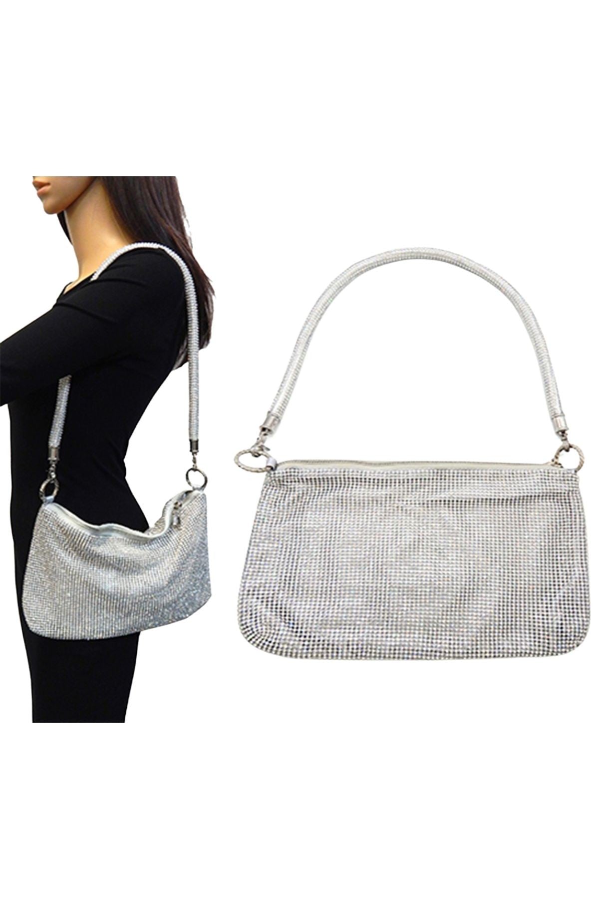 Full Rhinestone Bling Shoulder Bag