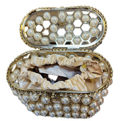 Pearl Handle Hand Bag