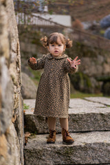 Dress Montana Camel Print - Horizon Bliss