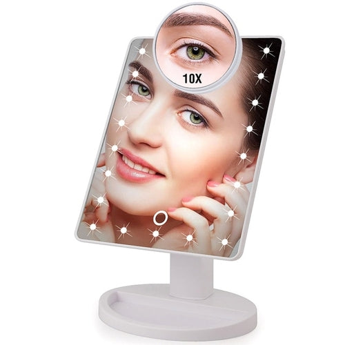 22 LED Lights Touch Screen Makeup Mirror - Horizon Bliss