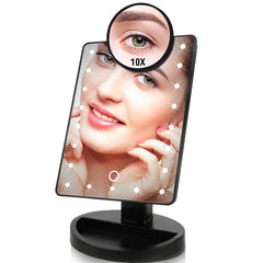 22 LED Lights Touch Screen Makeup Mirror - Horizon Bliss