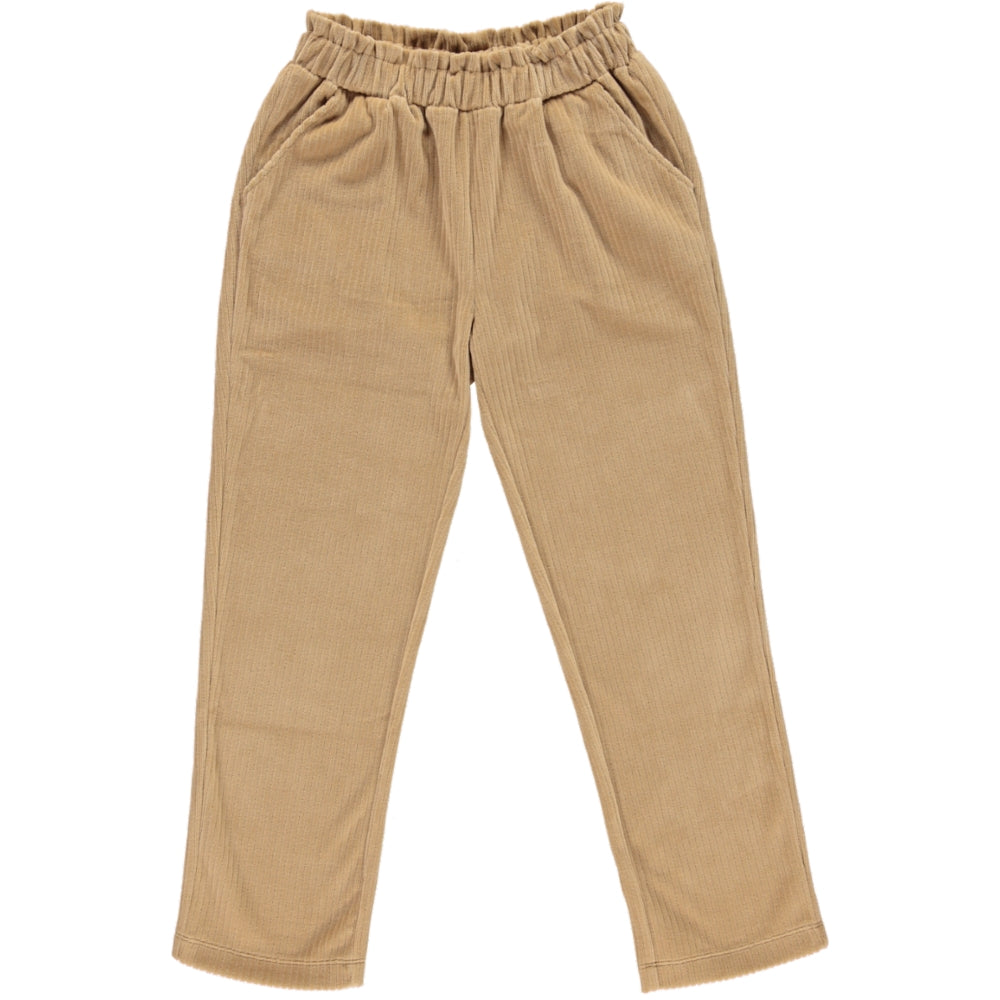 Peg Pants Jersey Camel - Horizon Bliss