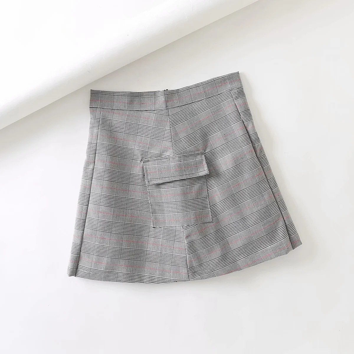 Plaid Pleated Short Skirt - Horizon Bliss