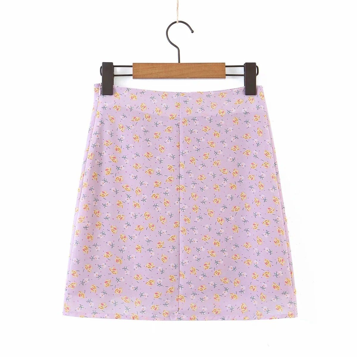 Floral Printed Sexy Split Short Skirt - Horizon Bliss