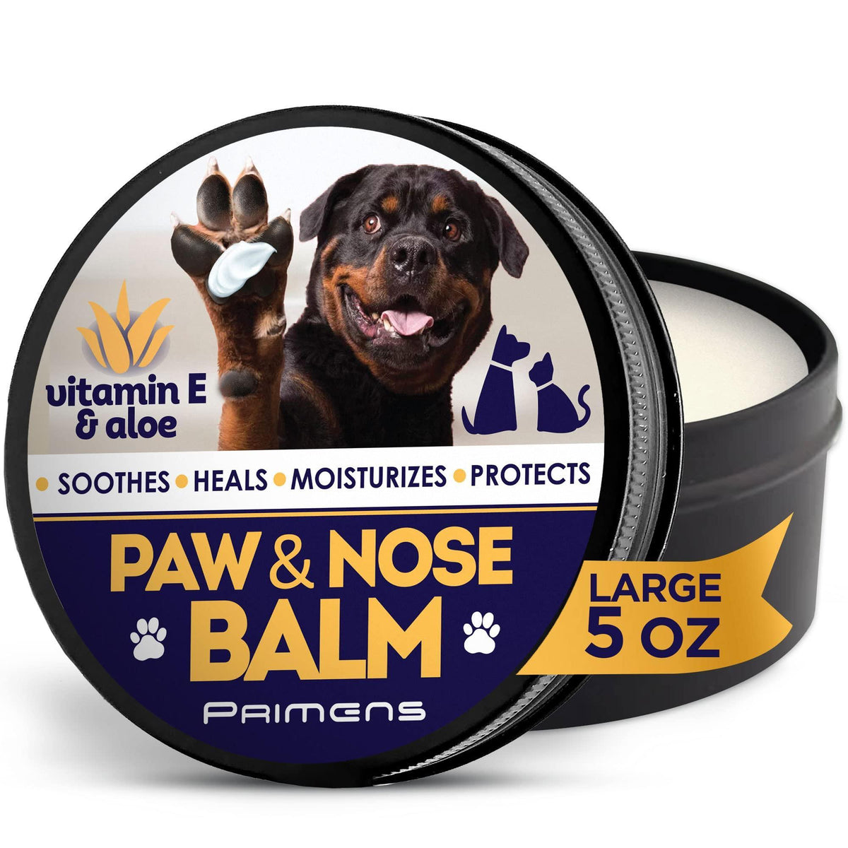 Natural Dog Paw Balm Dog Paw Protection for Hot Pavement Dog Paw Wax