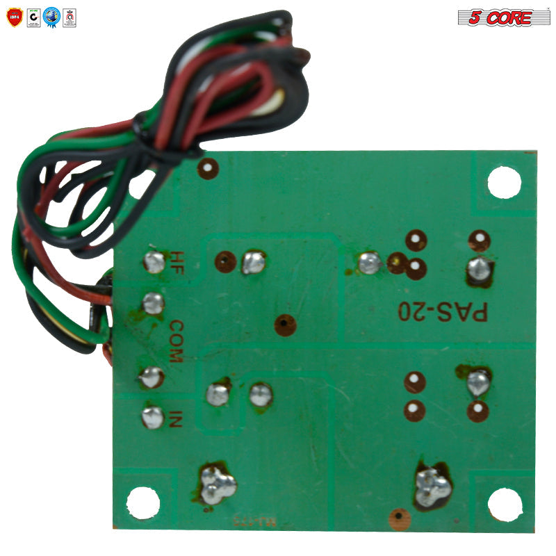 5 Core 1 Way Passive Cross Over Network Frequency Divider Metalised