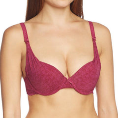 Sassa Fuchsia Deep Plunge Push-Up Bra - Horizon Bliss