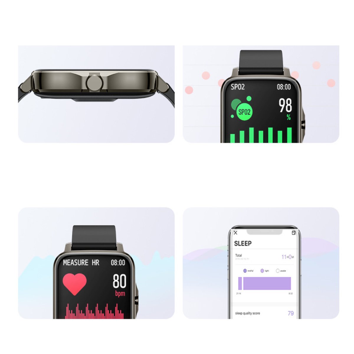 Lifestyle Smart Watch Heart Health Monitor And More - Horizon Bliss