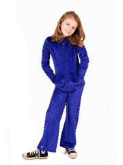 Loungewear girls pant | Cobalt Blue | Limeapple - Horizon Bliss