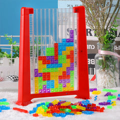 Tetris Game Colorful 3D Puzzle Tangram Math Toys