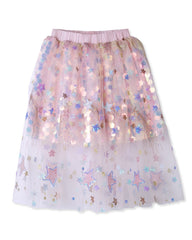 Skirt with Sequin Sparkle - Horizon Bliss