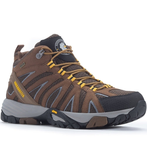 ROCKROOSTER Bedrock Brown 6 Inch Waterproof Hiking Boots with VIBRAM® - Horizon Bliss