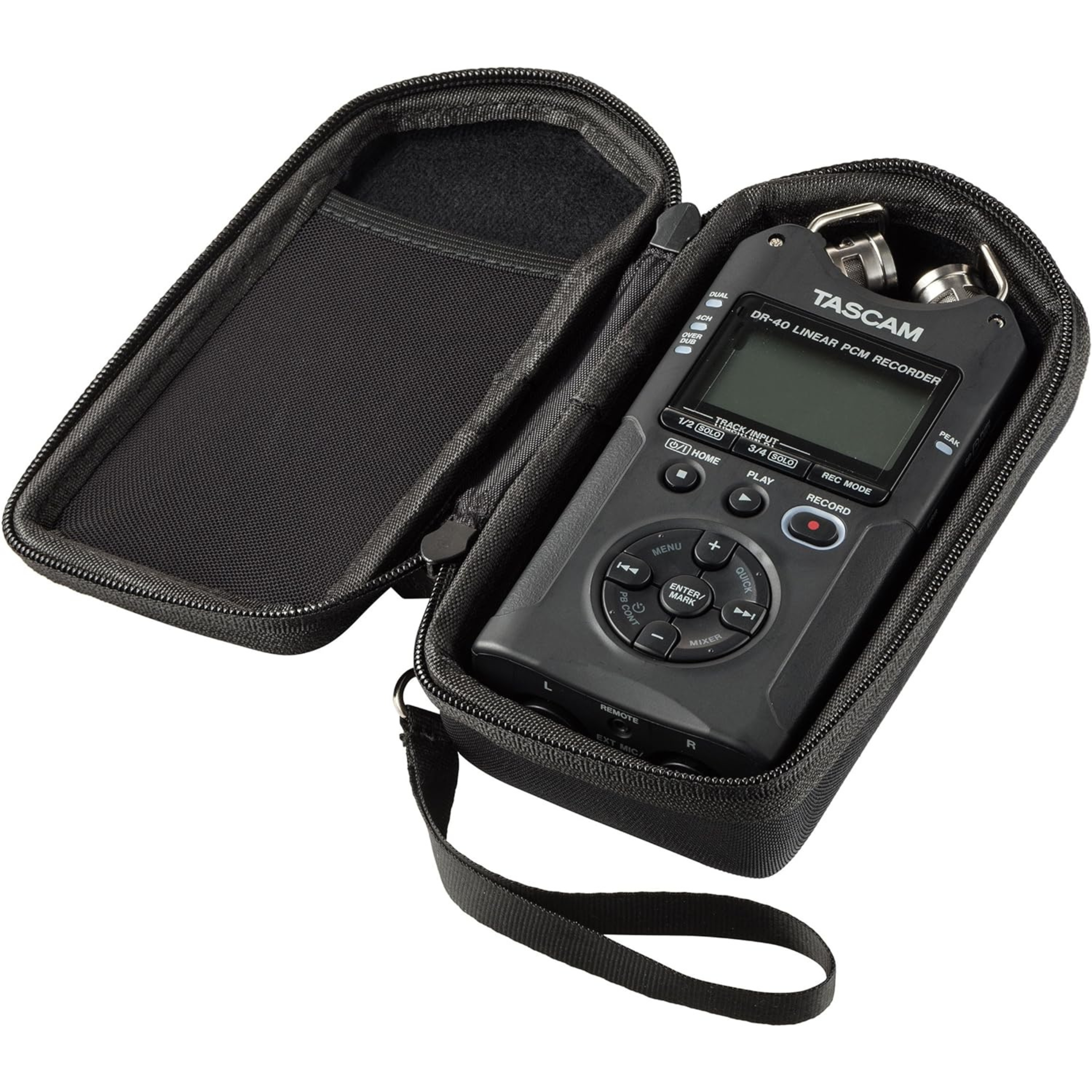 Hard Case Fits Zoom H4N PRO/PRO 4. & DR-40X Digital Multitrack Recorder or TASCAM DR-40 4-Track/Tascam DR-07X Portable Digital Recorder | Carrying Storage Travel Bag Protective Pouch - Horizon Bliss