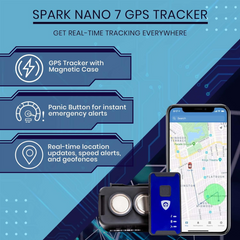 Car Trackers for Your Vehicle - Spark Nano 7 GPS Tracker with Magnetic Waterproof Case - Hidden Real-Time 4G LTE Vehicle Finder - GPS Tracking Device for Cars & More - Subscription Required - Horizon Bliss