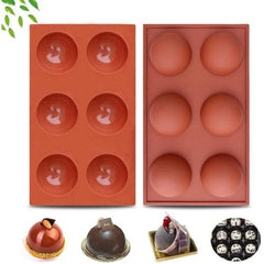 3-Pack: Chocolate Bomb Semi-Sphere Silicone Mold