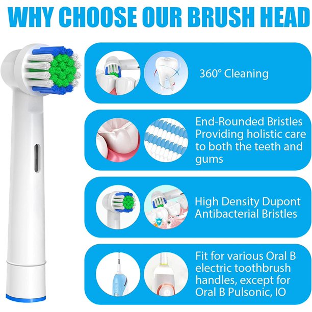 Toothbrush Replacement Heads Electric Toothbrush Compatible with Oral