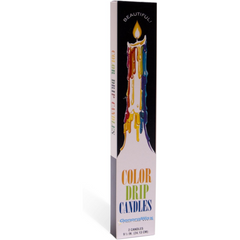 Color Drip Candles, 3-Pack (6 candles total), Unscented - Horizon Bliss