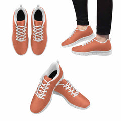 Sneakers For Men,    Burnt Sienna Red   - Running Shoes - Horizon Bliss