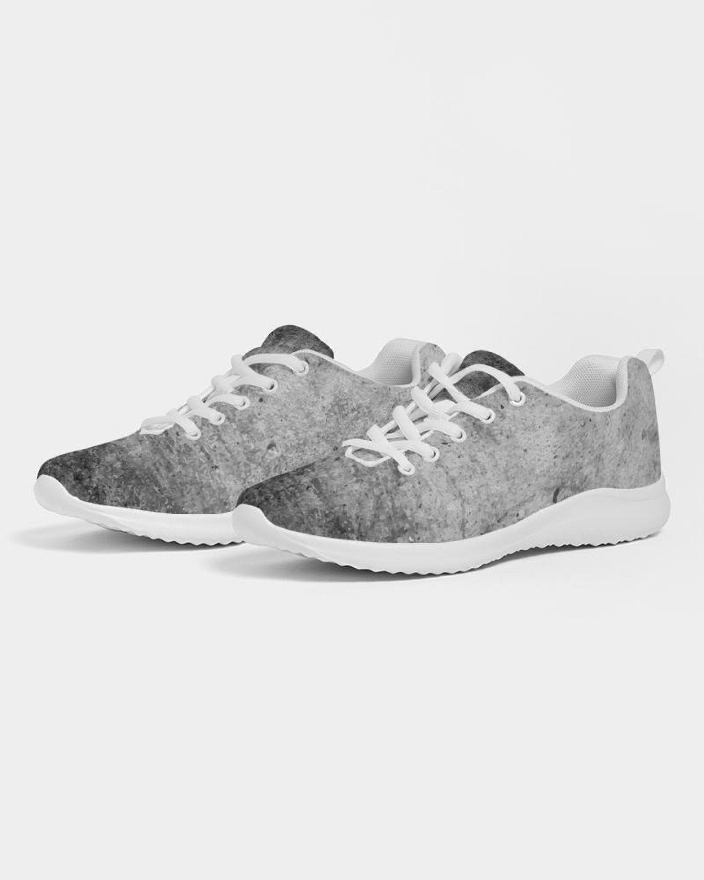 Womens Sneakers - Grey Tie-dye Style Canvas Sports Shoes / Running - Horizon Bliss