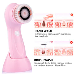 3 In 1 Electric Facial Cleanser Brush Face - Horizon Bliss