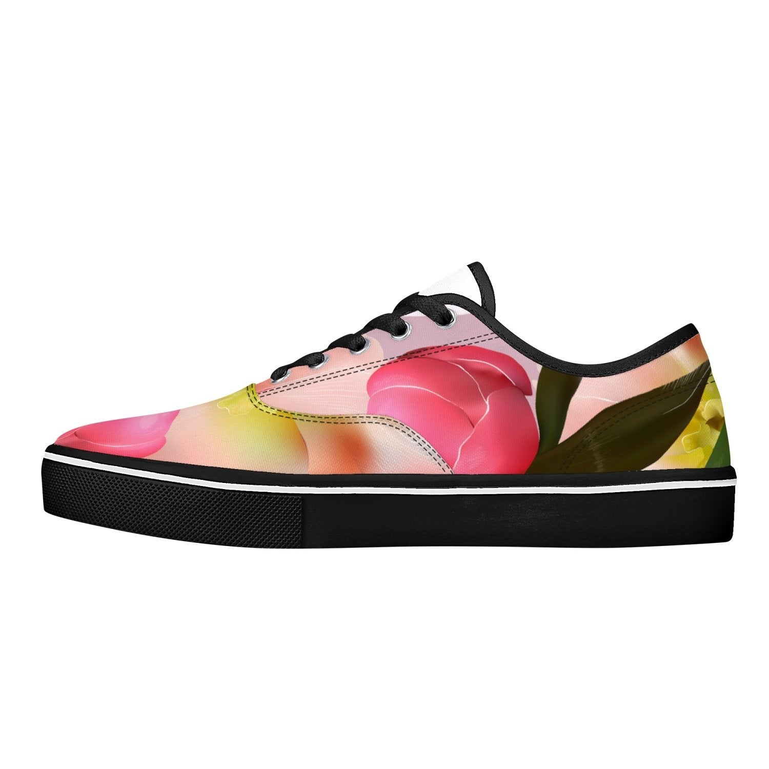 Jacki Easlick Floral Garden Print Canvas Sneakers