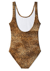 Cheetah Tank Swimsuit - Horizon Bliss