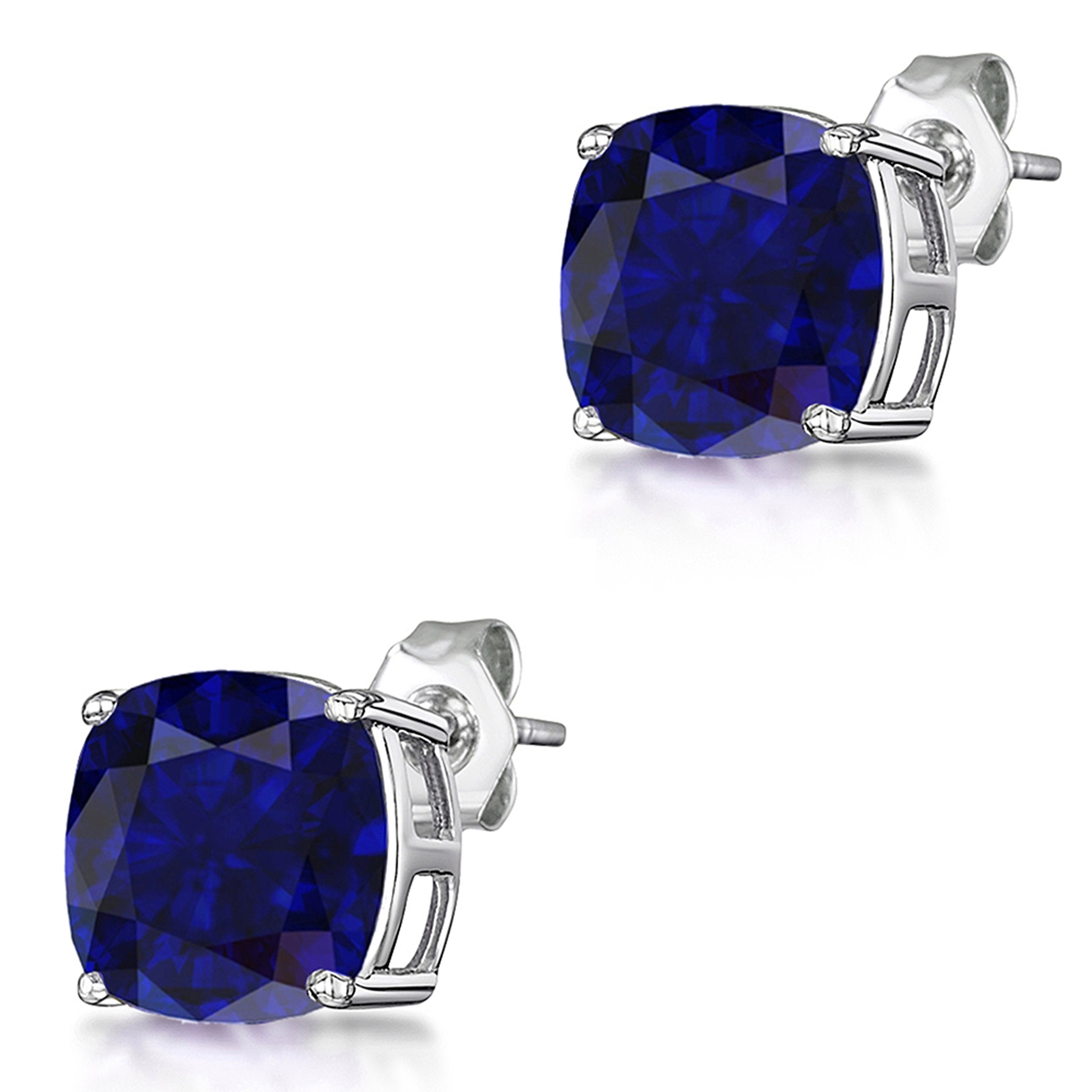 Dazzlers Birthstone Stud Earrings Sterling Silver - Horizon Bliss