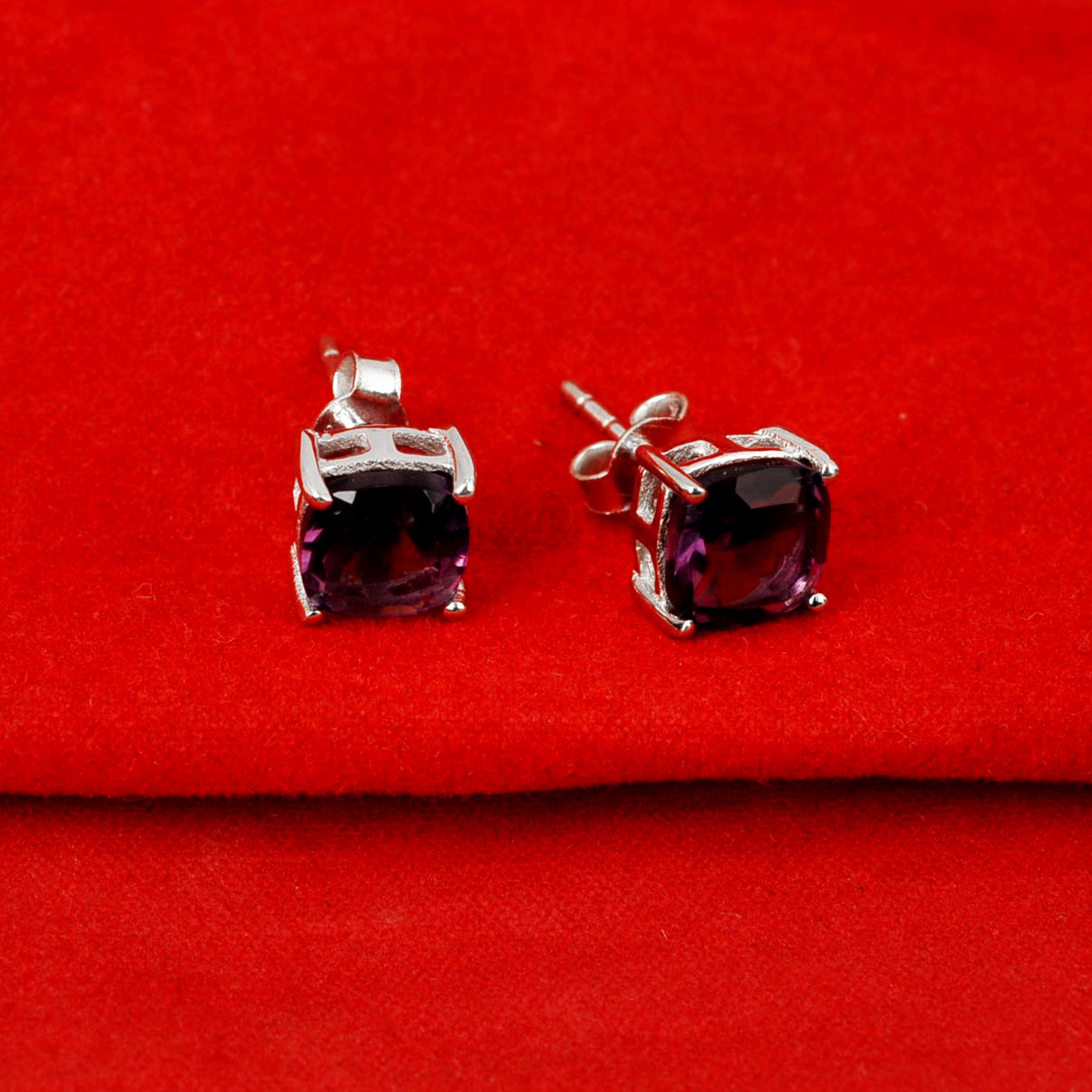 Dazzlers Birthstone Stud Earrings Sterling Silver - Horizon Bliss