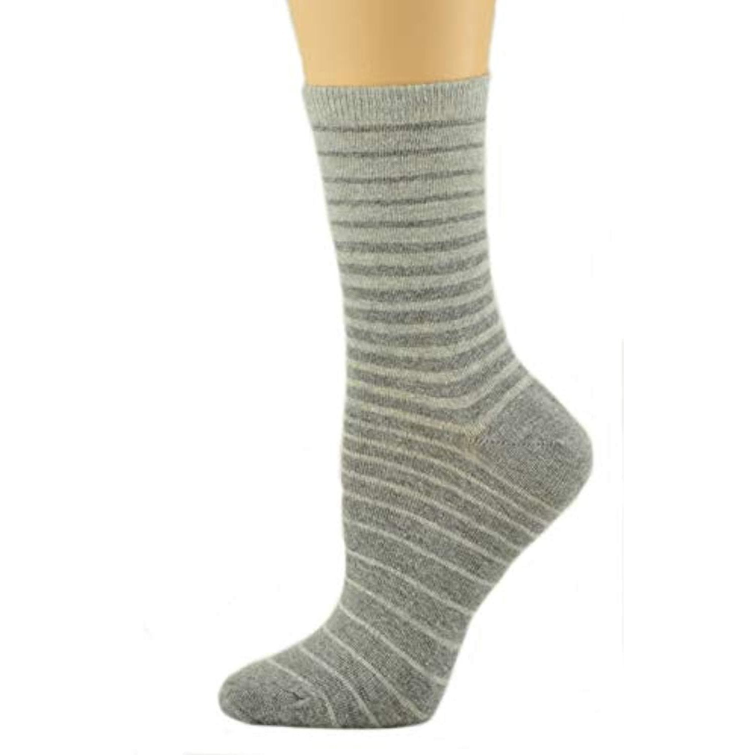 Women's Stripe Cotton Crew Socks - Horizon Bliss