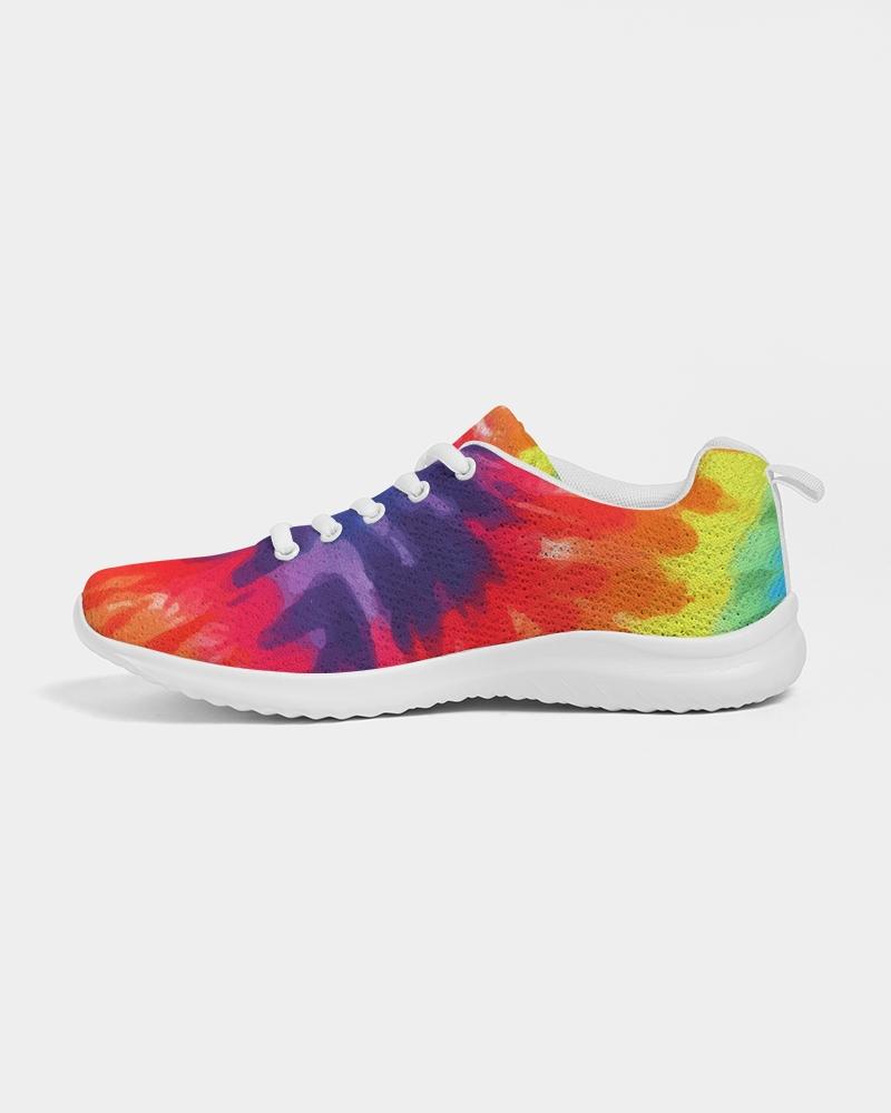 Womens Sneakers - Multicolor Tie-dye Style Low Top Canvas Running - Horizon Bliss