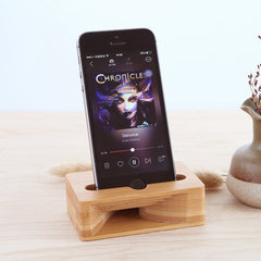 Bamboo iPhone Speaker Dock