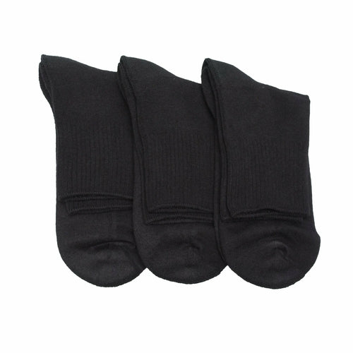 Diabetic Arthritic Cotton Ankle Cushioned 3 Pair Pack Men Socks - Horizon Bliss